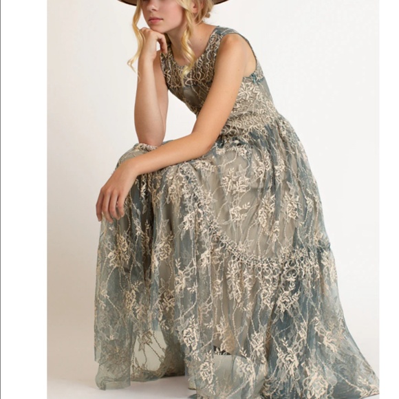 NWT Joyfolie Collette Dress in Barely Blue Sz 7 - Picture 3 of 12